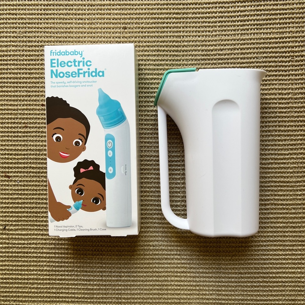 Frida baby electric nose sucker and bath pitcher